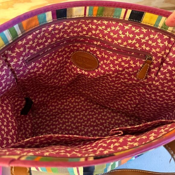 Fossil Colorful Striped  Bag - Picture 6 of 8